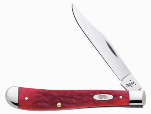 Slimline Trapper Red CV Bone Knife