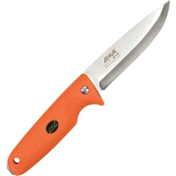 Eka Nordic W12-Orange Handle Satin Blade