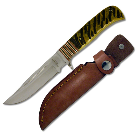 Jupiter 9'' Bone Handle Leather Sheath