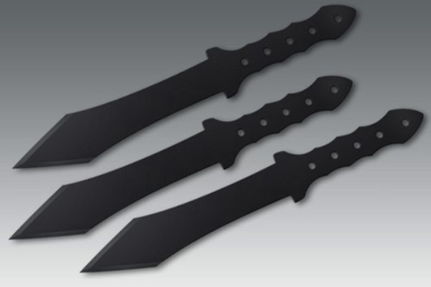 3 Gladius Throwers With Tri-Sheath