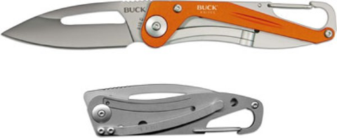 Apex Knife, Orange Handle Pocket Clip