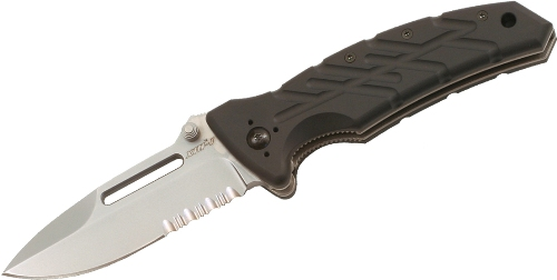 XM-1S  Black Handle Serr Edge