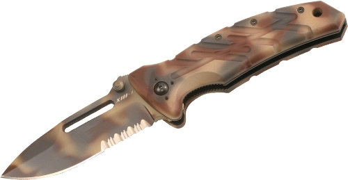 XM-1DS Desert Camo Serrerated Edge