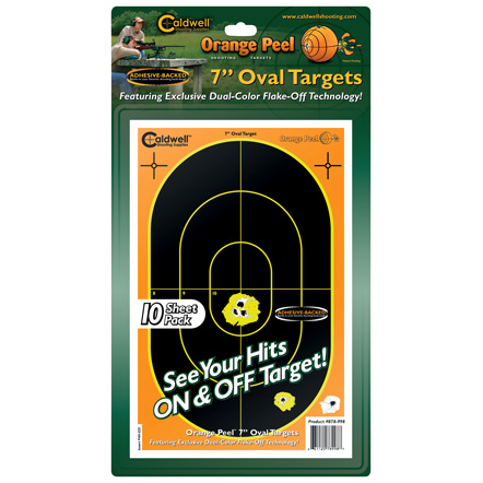 Caldwell Orange Peel Oval Target 7" 10