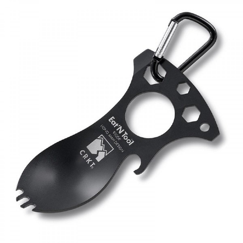 Eat'N Tool Black Teflon Spoon Fork