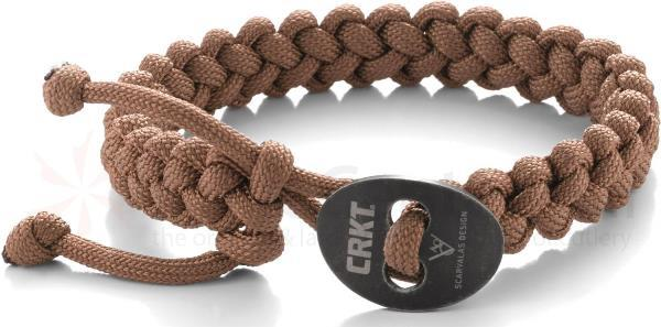 Quick Release Paracord Bracelet Lg Tan