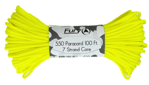 Fury Paracord - NEON YELLOW