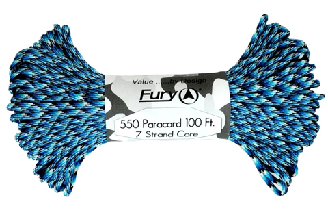 Fury Paracord Neon Blue Snake