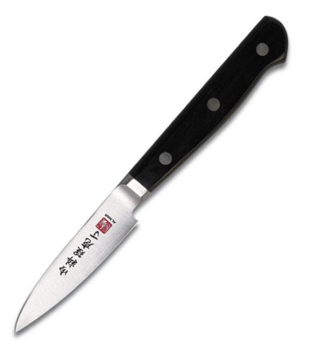 Paring Knife 3" Blade Black Pakkawood