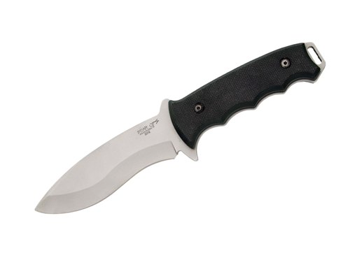 9 3-4" Textured Blk Fixed Bld G10 Handle