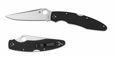 Police 3 G-10 Handle Plain Edge