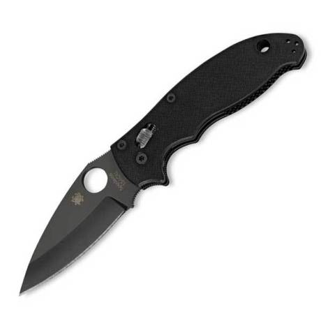 Manix 2 Black G-10 Plain Black Blade