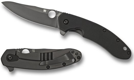 Southard Folder, G-10 Black-Titanium