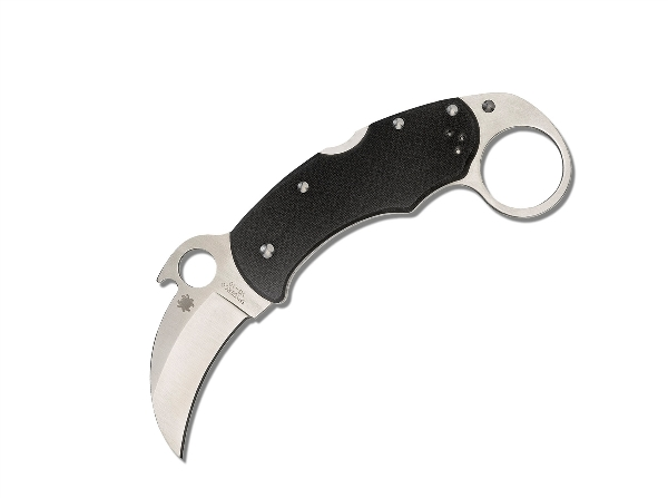 Karahawk Plain Edge G-10 Folder, Black