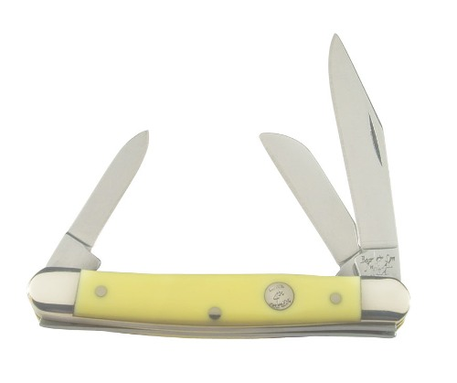 3 1-4" Yellow Delrin Medium Stockman