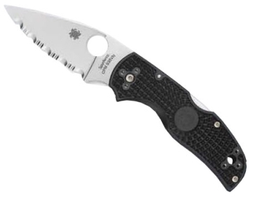 Native 5 S35VN Satin Serrated Blade