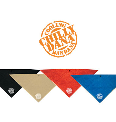 Chilly Dana Cooling Bandana - Sunset Red