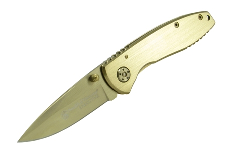 Executive Gold Framelock Razor Edge