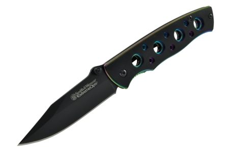 SW Extreme Ops Framelock Folder w- holes