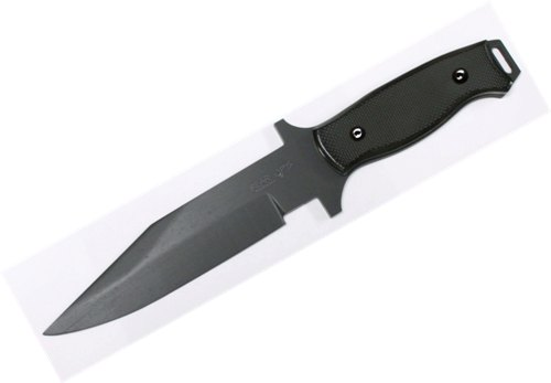 Tactical Fixed Blade Black Finish G10