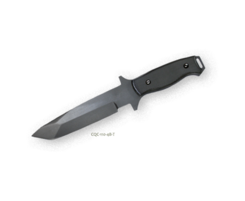 CQC Tactical Fixed Black Blade G10