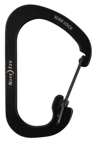 SlideLock Carabiner Size Number 6, Black