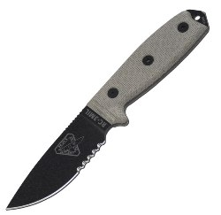 ESEE-3MIL-P Green Canvas Micarta Plain