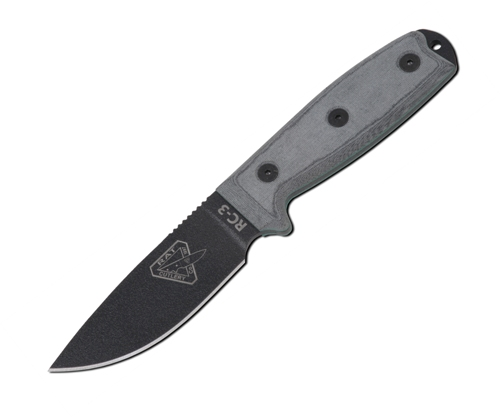 ESE3PM Plain Blk Blade w- Rounded Pommel