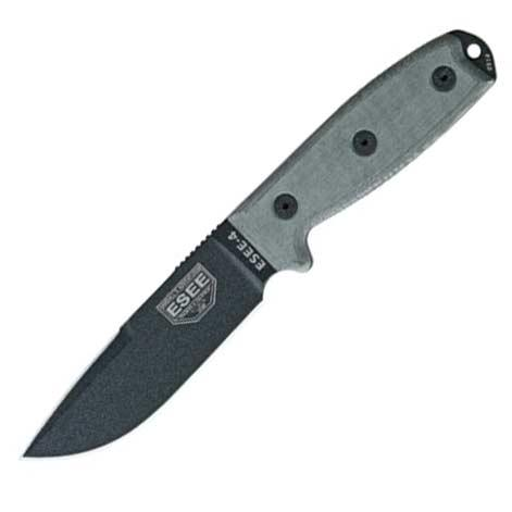 ESEE-4 Plain Edge Black Blade