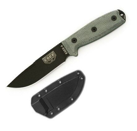 ESEE-4 Plain Edge Blk Blade