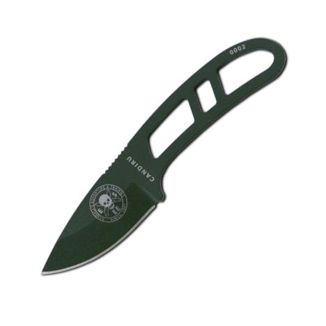 Candiru Knife Skeletonized Hndle Olive D