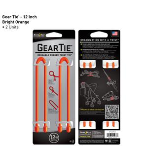 Gear Tie 12"-Bright Orange