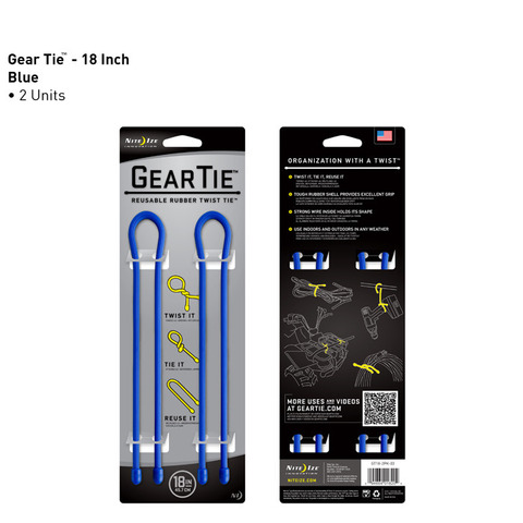 Gear Tie 18in - Blue