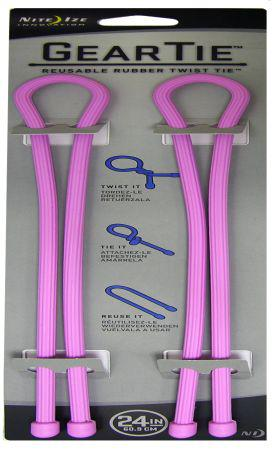 Gear Tie 24" Pink