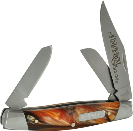 Stockman Md Amber Swirl Handle Imperial