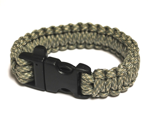 Survival Bracelet w-Whistle - Digital Ca