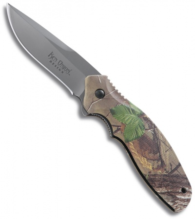 Shenanigan Z Green Camo Ken Onion Folder