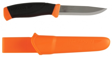 Mora Companion Serrated Fixed Blade Org