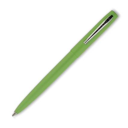 All Metal Green Matte Pen Chrome Clip