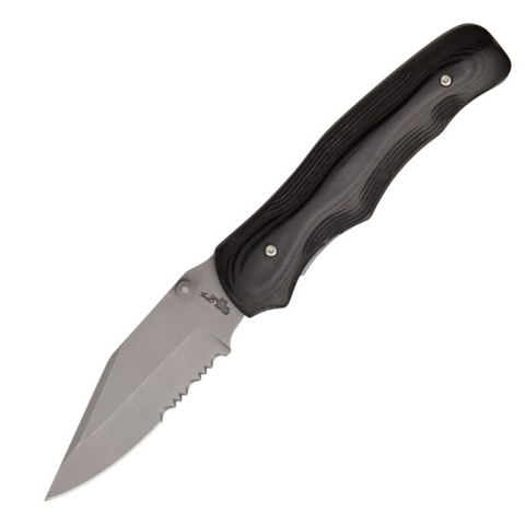 Tactical Fldr Serr Blk Zytel Bead Finish