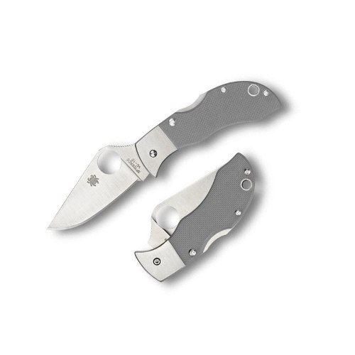 Manbug Gray G-10 Plain Edge