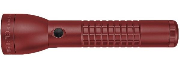 2-Cell D 524 Lumen LED Flashlight Red