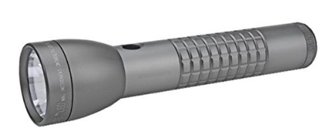 3-Cell D 625 Lumen LED Flashlight Gray