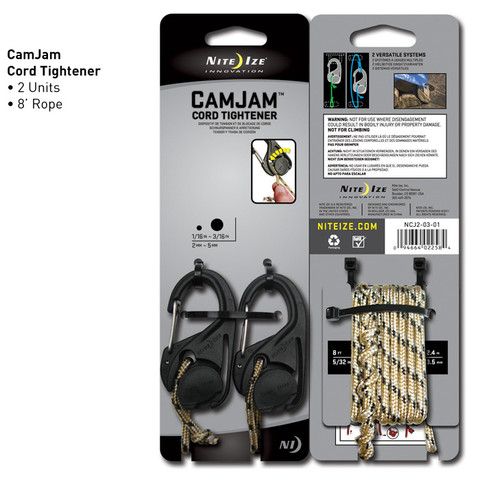 Cam Jam Carabiner 2PK