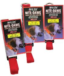 NI Nite Dawg Collar Medium Red