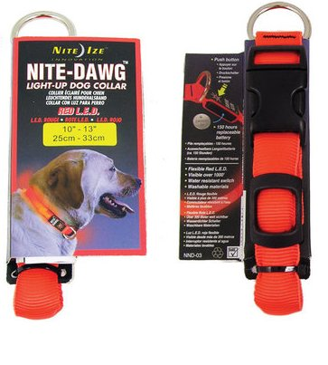 Night Dawg Collar Sm Orange