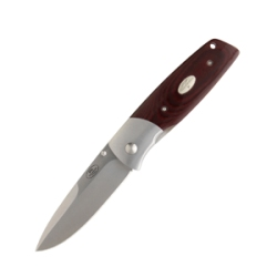 PXL Magnum Folder Maroon Micarta Handles