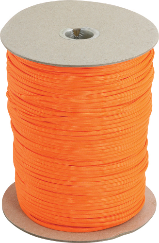 Parachute Cord 1000' Spool - Neon Orange