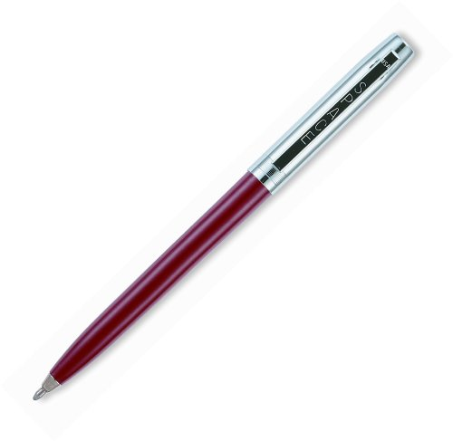 Chrome Cap Plastic Barrel Space Pen