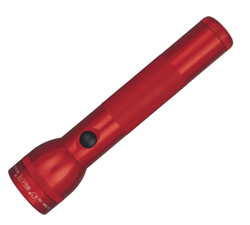 Maglite 2 Cell D Red Boxed Flashlight